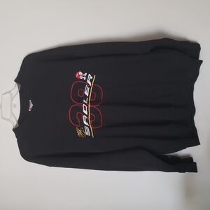 Nascar chase authentics 38 Sadler, m&m sponser sweatshirt, black, men's size L